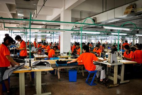 Shoe factories in Wenzhou, China