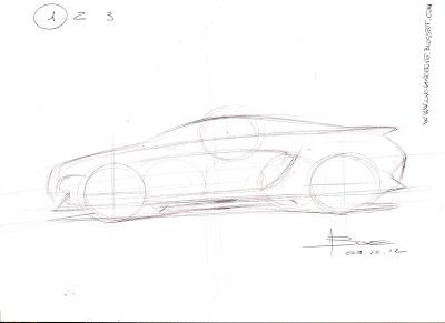 Car sketch tutorial in 3 steps