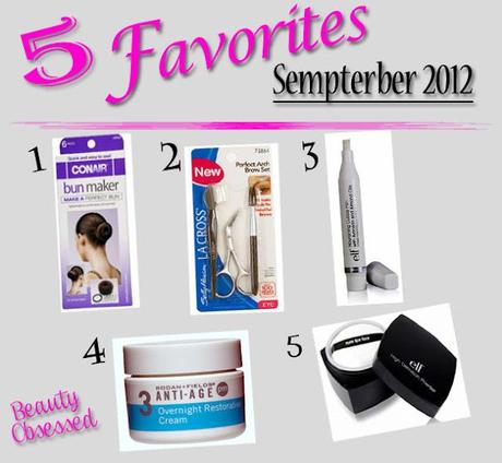 Five Favorites: September 2012