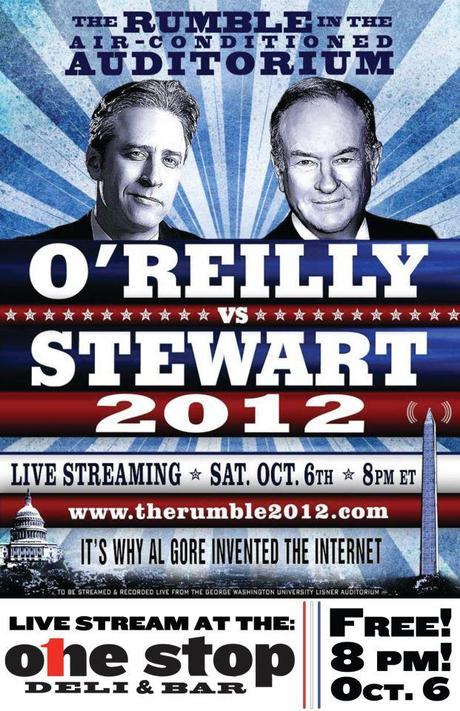 Watch Bill O’Reilly versus Jon Stewart debate for free at One Stop Saturday