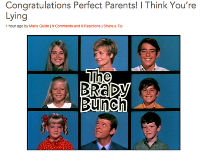 Congratulations perfect parents!  You're lying.