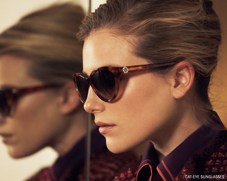 tory burch cat eye sunglasses coupon promo code sale must have free shipping trend 2012 fall 