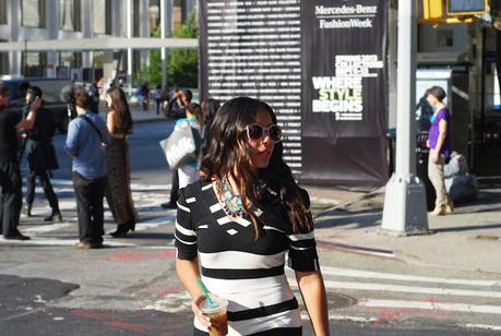 Stripes Look New York Fashion Week