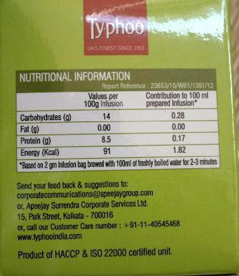 SSU Kitchen : Typhoo Green Tea and Fruit Infusion (With Pictures)