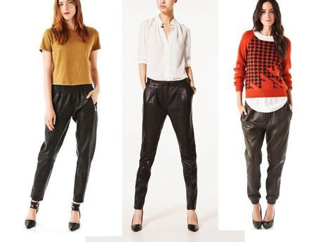Slouchy leather trousers - Latest obsession