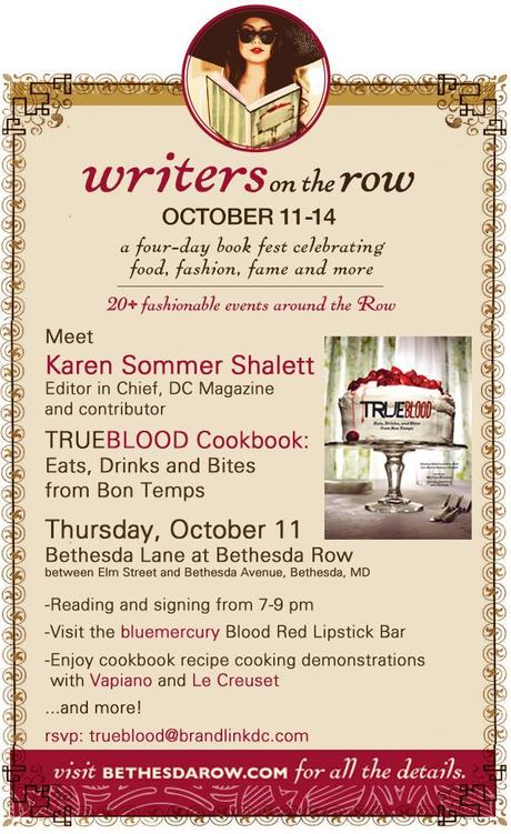 True Blood Cookbook’s Contributing Author Featured at Bethesda Book Festival