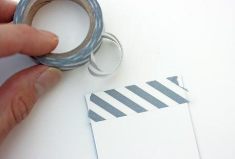 DIY washi tape magnets