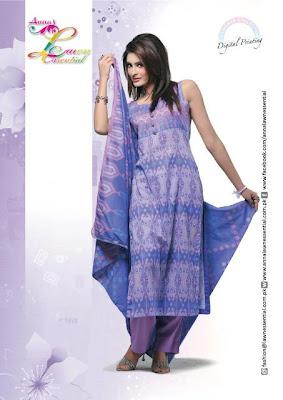 Anna’s Lawn Essential New Collection 2012 For Women