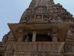 Vishwanath Temple, a monkey can be sitting on the balcony window