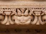 Row of Makaras along the perimeter of the Lakshmana Temple