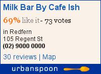 Milk Bar By Cafe Ish on Urbanspoon