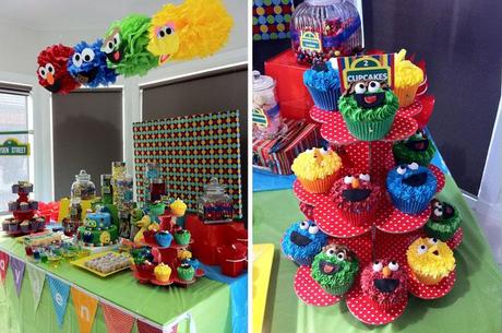 Sesame Street Themed party by Wrapped in a Box