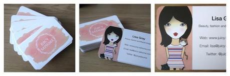 Super Cute Blogger Illustration & Business Cards from MOO