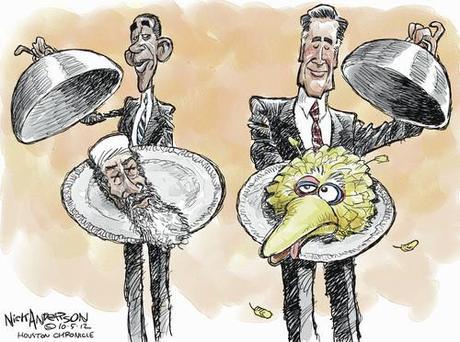 wpnan121005 Cartoon(s) of the Week – Does Big Bird sum up the Debate?
