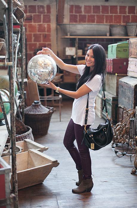 disco at Found Rentals, photo by Jennifer Daigle Photography