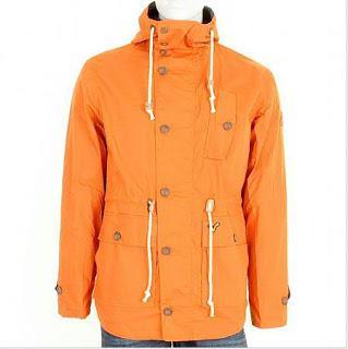 Voi Terrace Fish Tail Hem Coated Jacket in Burnt Jeans