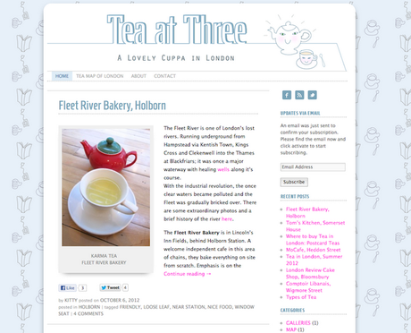 Tea At Three – Our New Favourite Blog