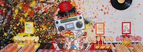 A Supercool -Fun and groovy DJ themed 13th Birthday by Clair from Calamity Cakes