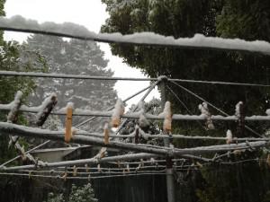Snowy Clothes LIne