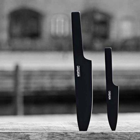 Pure Black Chef’s Knife by Stelton