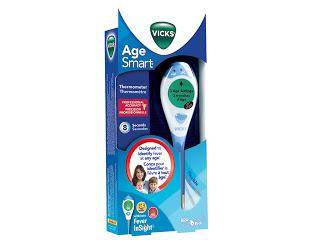 Be Ready with the New Vicks AgeSmart Family Thermometer
