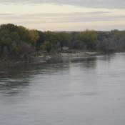 Crossing a river in Nebraska
