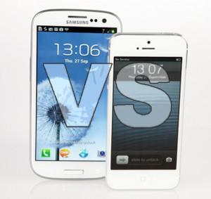 galaxy s3 vs iphone 5
