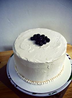 The 39 List + White Chocolate Cake with Blueberry Curd