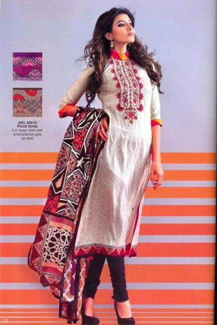 Al Karam Winter Khaddar Linen Cotton Dresses 2012-13 for Women with Behtareen & Jazib e Nazar Quality