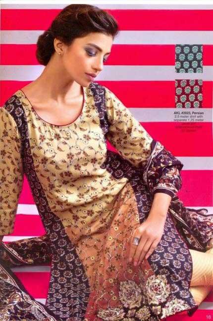 Al Karam Winter Khaddar Linen Cotton Dresses 2012-13 for Women with Behtareen & Jazib e Nazar Quality