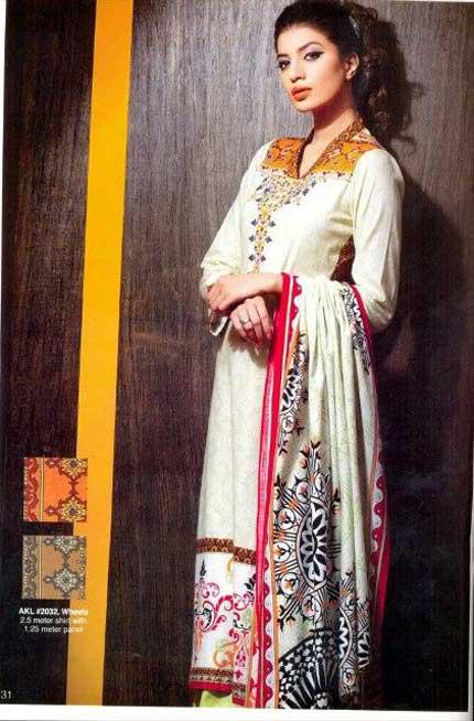 Al Karam Winter Khaddar Linen Cotton Dresses 2012-13 for Women with Behtareen & Jazib e Nazar Quality