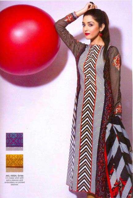 Al Karam Winter Khaddar Linen Cotton Dresses 2012-13 for Women with Behtareen & Jazib e Nazar Quality