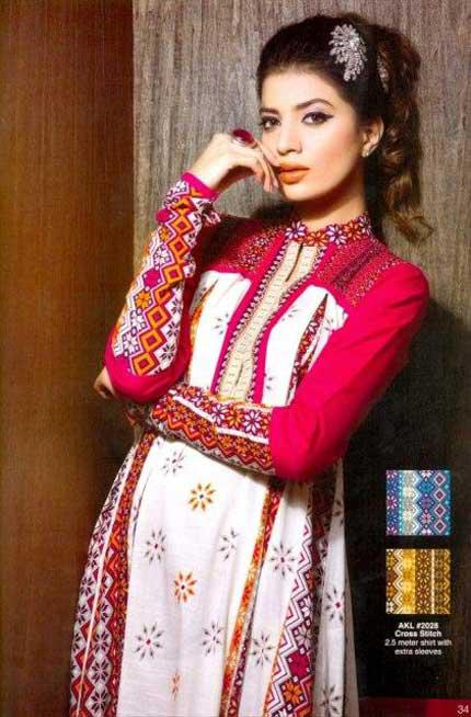 Al Karam Winter Khaddar Linen Cotton Dresses 2012-13 for Women with Behtareen & Jazib e Nazar Quality