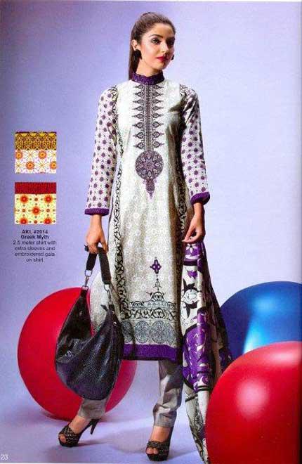 Al Karam Winter Khaddar Linen Cotton Dresses 2012-13 for Women with Behtareen & Jazib e Nazar Quality