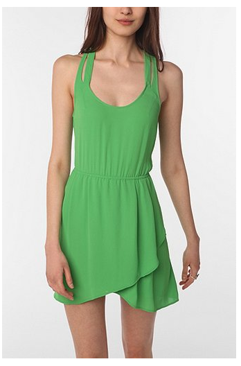 Aria pretty little liar green dress urban outfitters season three fashion blog covet her closet how to wear deals promo code