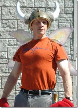 Andy White of Lookingglass Theatre Company lends his Viking angel powers to Barrel of Monkeys' Review: Chicago’s Weird, Grandma (Barrel of Monkeys)