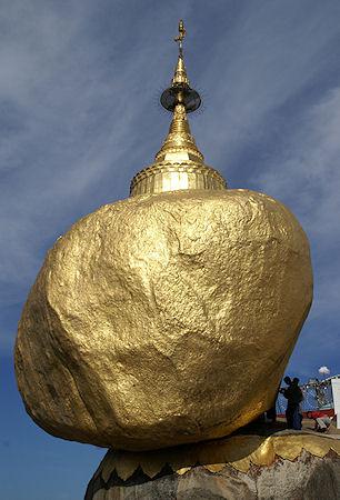 The Golden Rock - The Gilt Boulder Of The Buddha