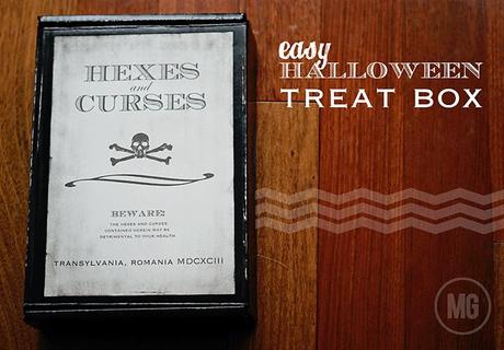 easy Halloween treat box...