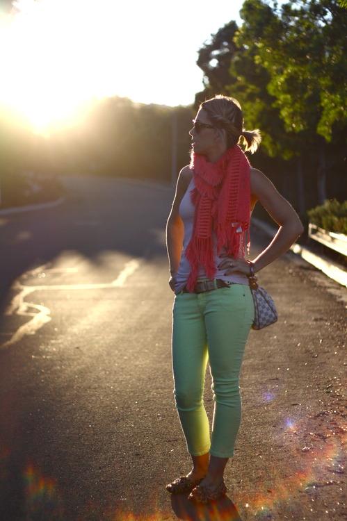 Sunrise + {new leopard loafers} = a beautiful way to start the day.