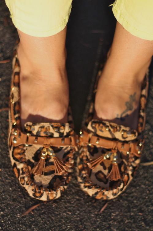 Sunrise + {new leopard loafers} = a beautiful way to start the day.