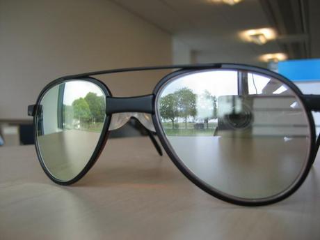 Prototype laser eye-protection spectacles (Image: Crown Copyright/MoD)