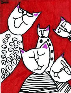 Zack’s Abstract Cats