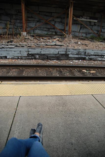 Wilder Pictures: Busted Flat in Porter Square, Waiting for a Train