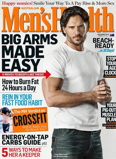 Joe Manganiello Shows his Biceps on the Cover of Men’s Health Magazine