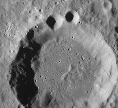 Mercury Craters Look Like Cookie Monster