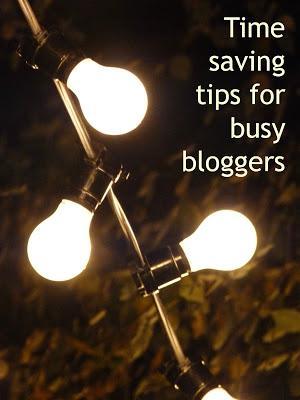 Time-saving tips for busy bloggers