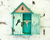 Wooden Key Box Holder Wardrobe, Boxes, shabby chick, rustic - MyHouseOfDreams