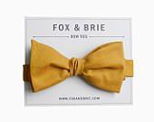 Mustard (bow tie) - FoxandBrie