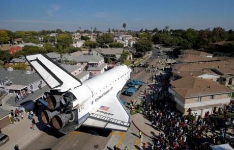 Space Shuttle Endeavour in LA