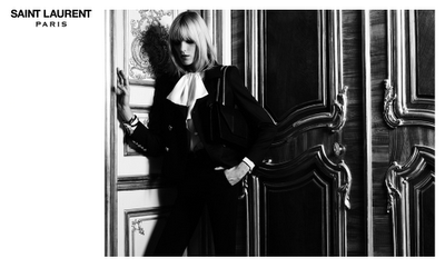 Anja Rubik in Hedi Slimane’s YSL Spring 2013 Campaign